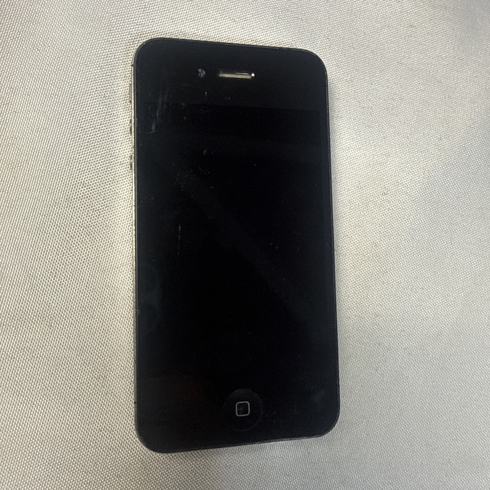 Apple iPhone 4 (Model A1349) Black - FOR PARTS ONLY - Untested / Scratched